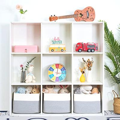 OrganiHaus Rope Rainbow Storage Baskets for Shelves | Rainbow Baskets for  Pastel Classroom Decor | Baby Basket for Pastel Room Decor | Pastel Rainbow