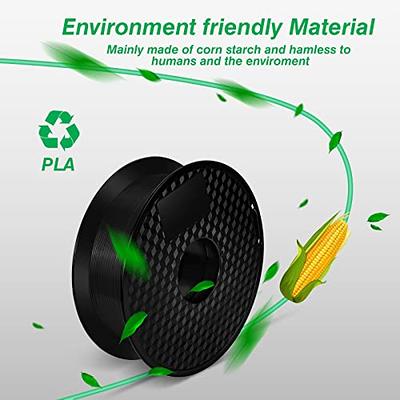HATCHBOX 1.75mm Black PLA 3D Printer Filament, 1 KG Spool, Dimensional  Accuracy +/- 0.03 mm, 3D Printing Filament