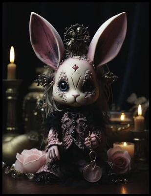 Gothic Pastel Stuffed Bunny Voodoo Doll, Design 3 (WIDE RULED NOTEBOOK):  Embrace the Dark Whimsy and Unleash Your Creativity - Yahoo Shopping