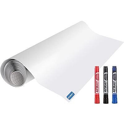 T&W SAME FILM White Board Dry Erase-Colorful Whiteboard Wall Sticker Roll  17.3''X78.7''-Self Adhesive Dry Erase Paper for