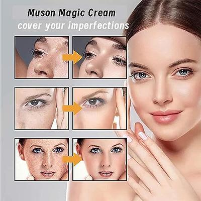  Muson Magic Cream,Muson Arabia Magic Cream,Be Unique Magic  Cream Foundation,Moisturizes and Evens Skin Tone, Natural Color Foundation  for All Skin Type : Beauty & Personal Care
