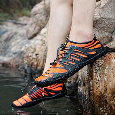 UBFEN Water Shoes Aqua Swim Shoes Mens Womens Beach Sports Quick Dry  Barefoot for Boating Fishing Diving Surfing with Drainage Driving Yoga Size  13 Women / 11 Men E Orange - Yahoo Shopping