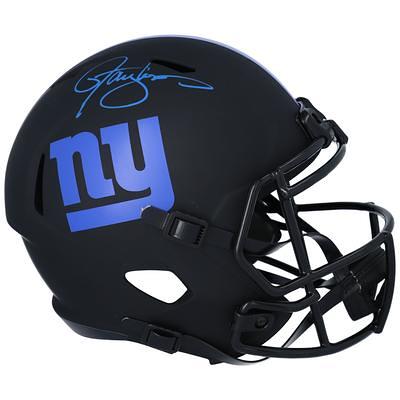 Eli Manning Autographed New York Giants Lunar Eclipse White Full Size  Replica Speed Helmet (Mark) Fanatics Holo #B432956