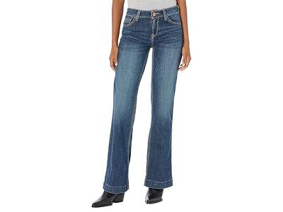 ALLABREVE Women's Plus Size Elastic Waist Skinny Jeans, High Rise