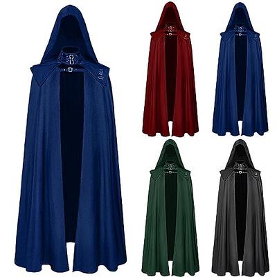 Medieval Womens Hooded Cape Gothic Ladies Cape Halloween Cosplay