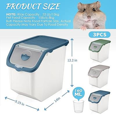 TBMax Rice Storage Container 5 Lbs, Small Airtight Dry Food