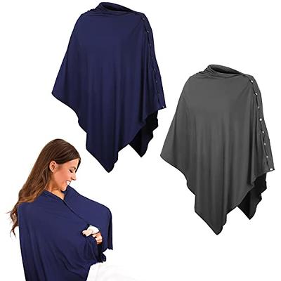 Charcoal Grey Scarf / Breastfeeding Coverup