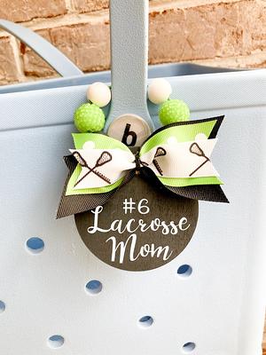 Custom School Colors CHEER BOGG Bag Charm CHEER Mom 