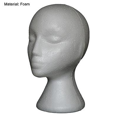 Bidbory 【US Warehouse, Fast Delivery】Mannequin Head, Foam Abstract  Mannequin Head Female Headset Holder Foam Manikin Head Model Wig Hair  Glasses Display Stand Head Display Holder Model for Indoor - Yahoo Shopping