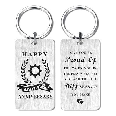 Tondiamo 100 Pcs Thank You Appreciation Gift Round Wood Keychains