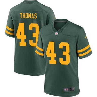 Men's Nike DQ Thomas Green Green Bay Packers Home Game Player Jersey 