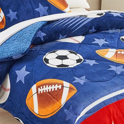 Utopia Bedding Twin/Twin XL Comforter Set Kids with 1 Pillow Sham - Bedding  Comforter Sets - Down Alternative Navy Comforter - Soft and Comfortable 