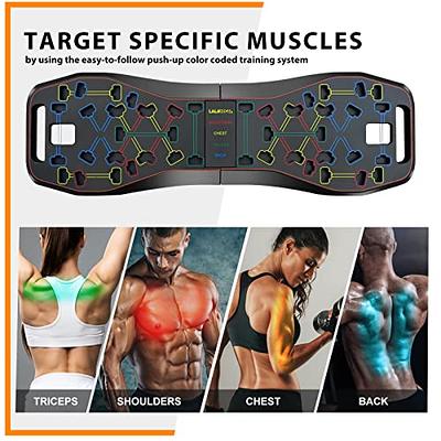Push Up Board, SRIEEM Multi-function Detachable Push Up Bar, Portable Push  up Handles for Floor，Portable Home Gym Workout Equipment for Men and Women