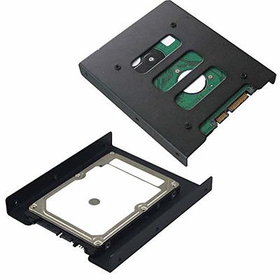 2packs 2.5 To 3.5 SSD HDD Hard Disk Drive Bays Holder Metal Mounting  Bracket Adapter For PC SSD Holder