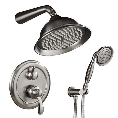 Stainless Steel Shower Faucet Bathroom Shower Combo Set with Handheld Spray