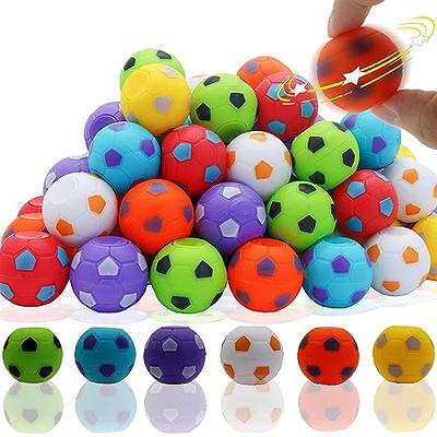 40 PCS Soccer Balls Toys Valentine Gifts for kids Soccer Sport Party Favor  Goodie Bag Stuffers Sensory Classroom Class Treasure Carnival Mini Toy Bulk