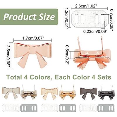 HZYFPOY Women Decorative Shoes Clips Bow Shoe Clips Removable Shoe Buckles  Accessories for Wedding party