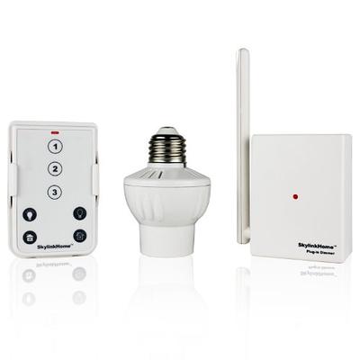 Suraielec Wireless Remote Light Switch, No Wiring, No WiFi, 100ft RF Range,  Pre-Programmed, Expandable Wireless Wall Switch and Receiver Kit, Remote