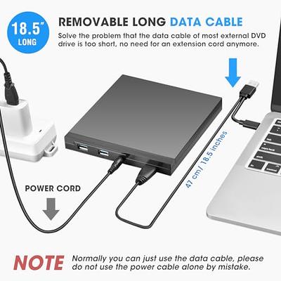  ROOFULL External CD DVD Drive USB 3.0 Portable DVD