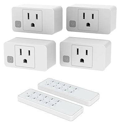BLACK+DECKER 1 Amp to 15 Amp Plug-In Indoor Wireless Remote Control System  with 5 Smart Adapters Grounded and 2 Remotes, White BDXPA0003 - The Home  Depot