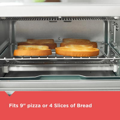 BLACK+DECKER Crisp 'N Bake Air Fry 4-Slice Toaster Oven, Silver & Black,  TO1787SS - Yahoo Shopping