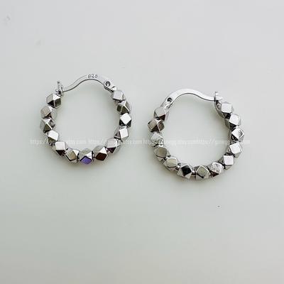 925 Sterling Silver Endless Hoop Earrings