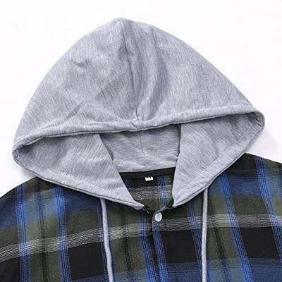 ADUWOAN mens jacket flannel with hood mens fleece lined jacket gifts for  men unique dad stuff cool gifts for wife birthday gift for men - Yahoo  Shopping