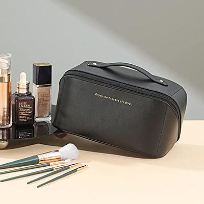 ALEXTINA Large Capacity Travel Cosmetic Bag - Portable Makeup Bags