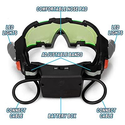 STICKY LIL FINGERS Light-up Spy Goggles Plus Invisible Ink Pen Spy Gear for  Kids Spy