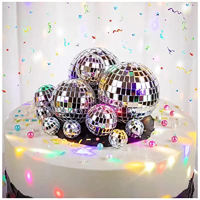 100 Pcs Mirror Disco Balls Decorations Different Sizes Bulk Silver Disco  Balls Ornaments Hanging Disco Balls for Christmas Tree Dance Music 50s 60s  70s Disco Themed Party Decor (1,2,3,6) 