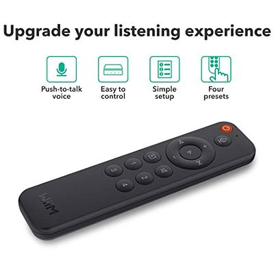WiiM Voice Remote for WiiM Mini and Pro Audio Streamer, Push-to