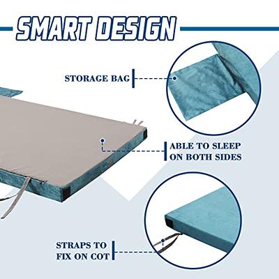  Memory Foam Camping Mattress 2.5 inch, Kids Portable