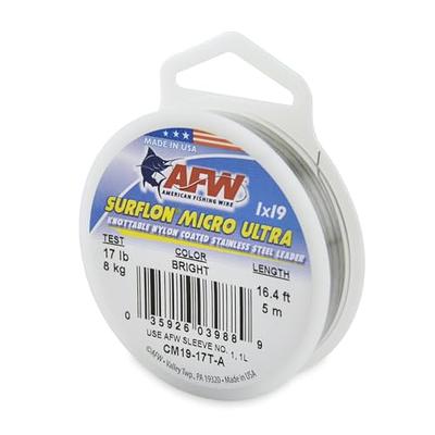  American Fishing Wire Surflon, Nylon Coated 1x7