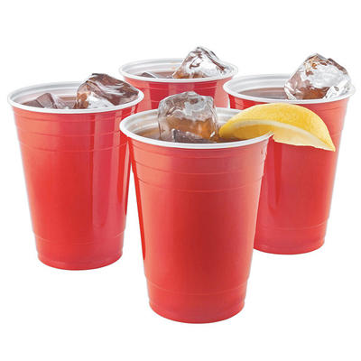 Highmark� Plastic Cups, 16 Oz, Red, Pack Of 50 - Yahoo Shopping