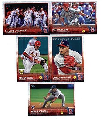 2015 Topps Baseball Cards St. Louis Cardinals Team Set shipped in an  acrylic case (Series 1