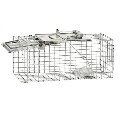 Moclever Humane Rat Trap Cage Live Rat Traps Rat Trap Cage Live Trap for Rat  Humane Live Rodent Trap Cage Galvanized Iron Mice Mouse Control Bait Catch  w/Detachable U Shaped Rod-23.3in*7.24in*7.72in 