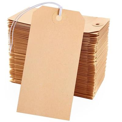  SmartSign Kraft Gift Tags with Strings- Pack of 1000