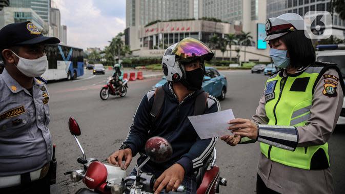 FOTO Sosialisasi Larangan Mudik Cegah  Penyebaran Virus 