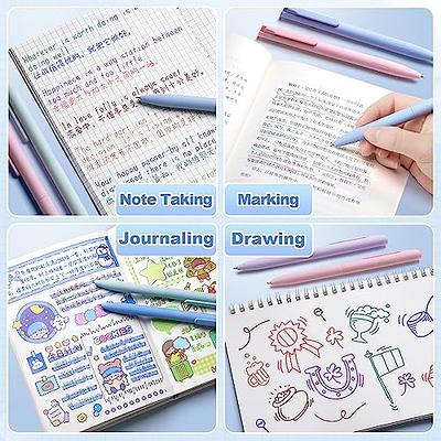 Colorful Fine Point Pens for Bullet Journaling, Note Taking, Writing,  Drawing, Coloring - Cute Japanese Stationery with Gel Ink