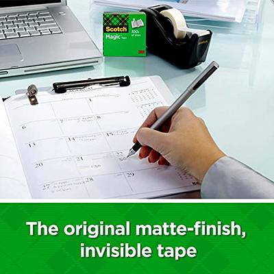 Scotch Magic Tape, 6 Rolls with Dispenser, Numerous Applications,  Invisible, Engineered for Repairing, 3/4 x 1000 Inches, Boxed (810K6C38)