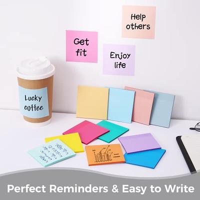 Sticky Notes, 3x3, 12 Pads, Pastel Sticky Notes, Sticky Note, Self-Stick  Note Pads, Sticky Pads, Sticky Notes Pastel, Sticky Notes Aesthetic,  Colorful Sticky Notes, Color Sticky Notes 