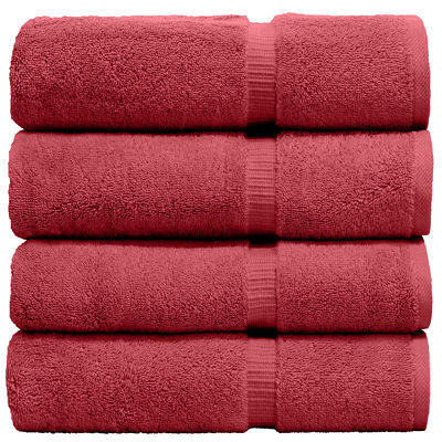 4 Piece 100% Cotton Bath Towel Set - Yahoo Shopping