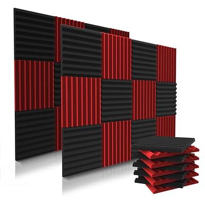 Tönnen 2-pack Acoustic Panel BLACK 36x13x 2inch. Decorative Sound Absorbing  Panel for studios, sound treatment - premium fiberglass - not made of  acoustic foam- soundproof panel : : Musical Instruments