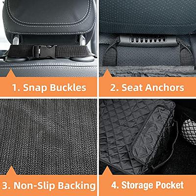 WINGOFFLY 3 Pack Thicken Front and Rear Car Seat Cushion Nonslip