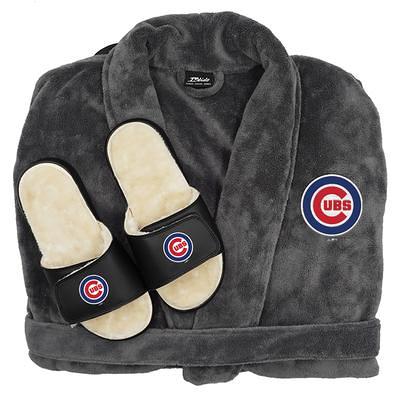 Chicago Cubs Antigua Women's Axe Bunker Tri-Blend Pullover