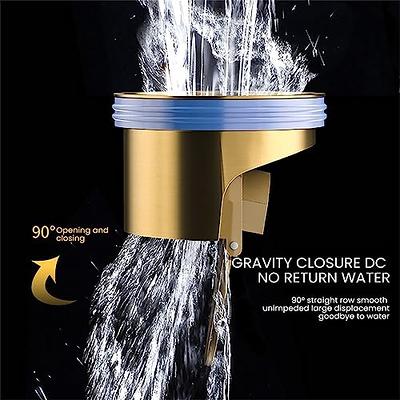 Tub Stopper With Hair Catcher, Pop Up Bathtub Stopper 2-in-1, Brass Tub  Drain Stopper With Anti-clogging Strainer, Tub Drain Plug With Metal Hair  Trap, Bathroom Accessories - Temu