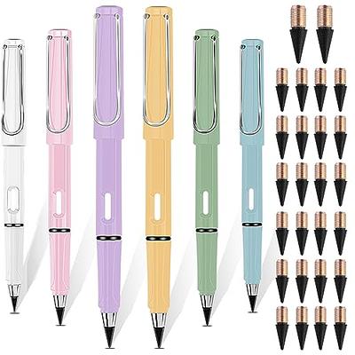 Infinity Pencil Inkless Pencils Pens Eternal Portable Reusable Erasable Pen  With Eraser Art Writing School Supplies