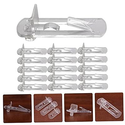 Punch Free Adhesive Shelf Bracket, Shelf Pegs, Shelf Clip for Kitchen  Cabinet Book Shelves, 8 Pack - Yahoo Shopping