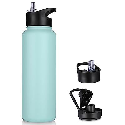 Water Bottle 40 oz Wide Mouth Double Wall Insulated Wide Mouth