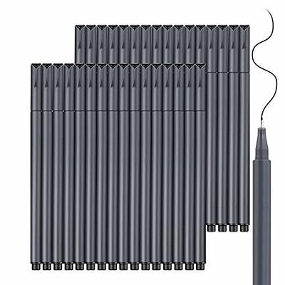 INDRA Micro Fineliner Drawing Art Pens, 16 Pack Black Micro Fine